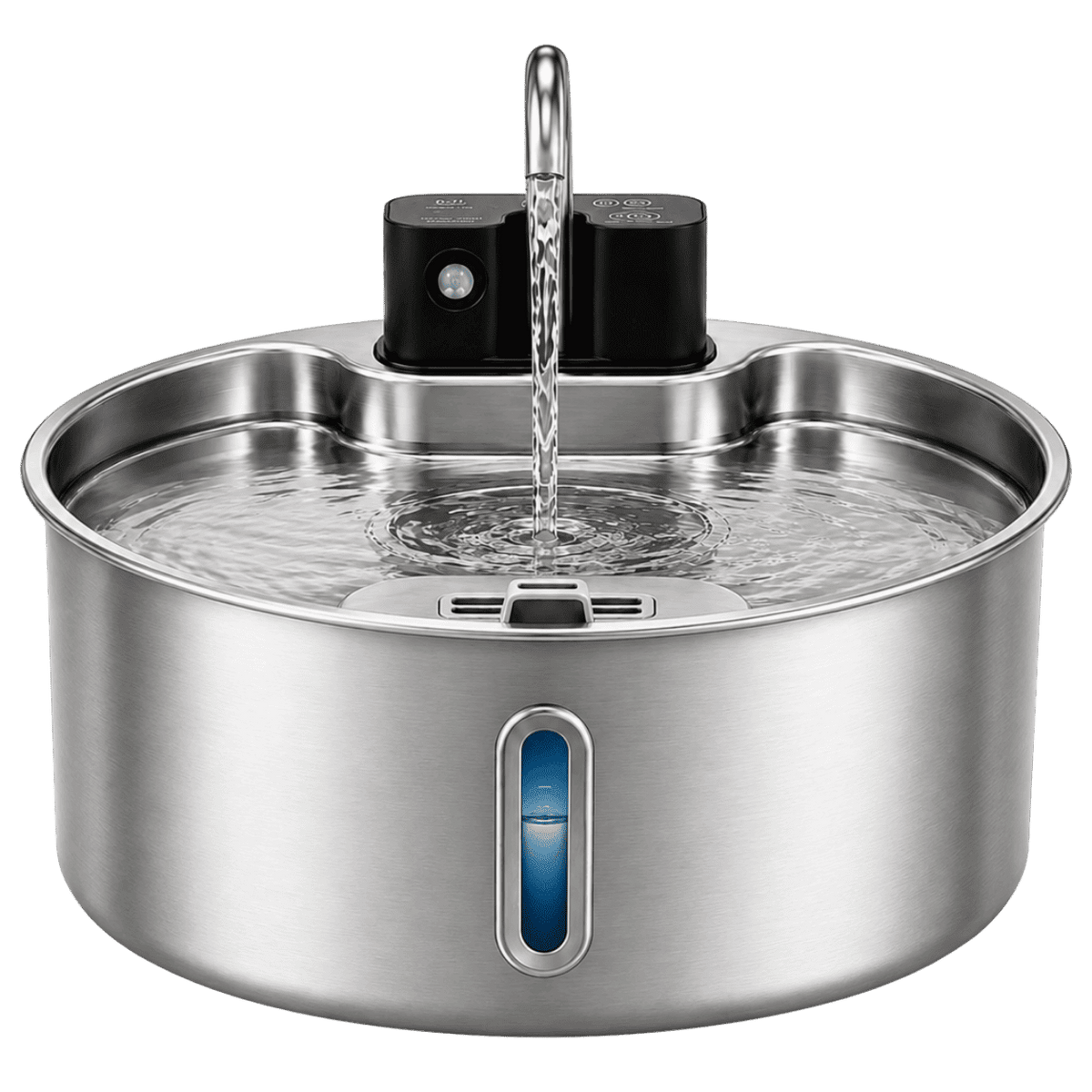 VitalFlow™ – Edelstahl-Trinkbrunnen für Hunde